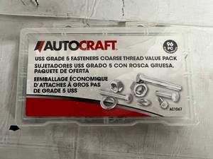 lot 208 image: 96 Piece Set of Autocraft Grade 5 Fasteners
