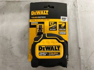 lot 16 image: DeWalt Tough Series 25 Tape Measure