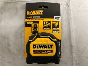lot 17 image: DeWalt Tough Series 25 Tape Measure