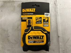 lot 18 image: DeWalt Tough Series 25 Tape Measure