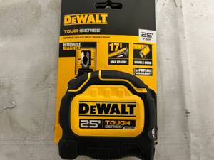 lot 20 image: DeWalt Tough Series 25 Tape Measure