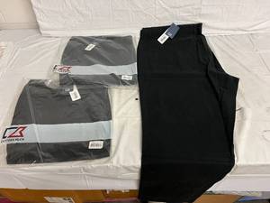 lot 25 image: 3 Cutter & Buck Black Khaki Pants - Size 5632