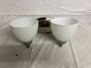 lot 35 image: 2 Preston Vanity Light Fixtures