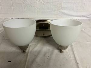 lot 36 image: 2 Preston Vanity Light Fixtures