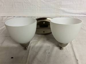 lot 37 image: 2 Preston Vanity Light Fixtures