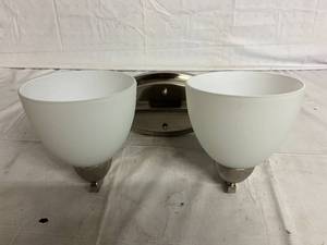 lot 38 image: 2 Preston Vanity Light Fixtures