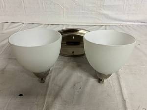 lot 42 image: 2 Preston Vanity Light Fixtures