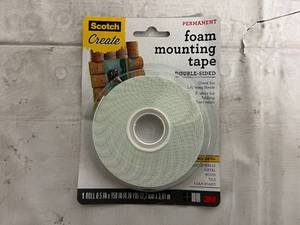 lot 90 image: 2 x 6 Packs of Scotch Permanent Foam Mounting Tape