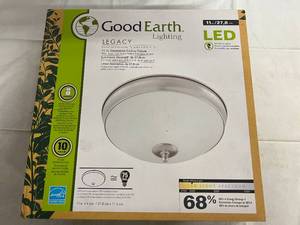 lot 104 image: Good Earth Lighting 11in Decorative Ceiling Light Fixture