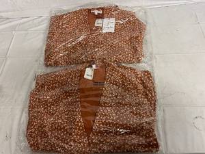 lot 148 image: 2 Free People Toffee Combo 2-Piece Suits - Size 10