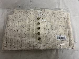 lot 151 image: Madewell Donegal Bowden Henley Sweater - XS