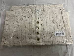lot 153 image: Madewell Donegal Bowden Henley Sweater - XS