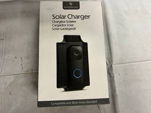lot 159 image: Wasserstein Solar Charger Compatible with Blink Video Doorbell