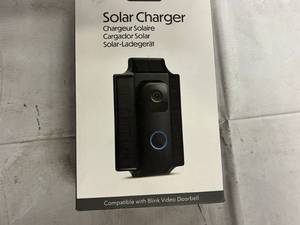 lot 160 image: Wasserstein Solar Charger Compatible with Blink Video Doorbell