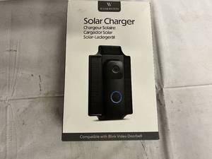 lot 161 image: Wasserstein Solar Charger Compatible with Blink Video Doorbell
