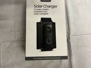 lot 162 image: Wasserstein Solar Charger Compatible with Blink Video Doorbell