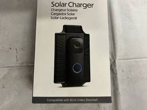 lot 163 image: Wasserstein Solar Charger Compatible with Blink Video Doorbell