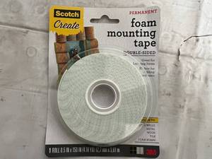 lot 88 image: 2 x 6 Packs of Scotch Permanent Foam Mounting Tape