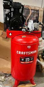 lot 1 image: Craftsman 80 Gallon Air Compressor
