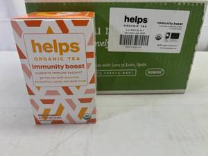 lot 76 image: LL. 6x16 Helps Orgainic Tea Sachets-Immunity Boost