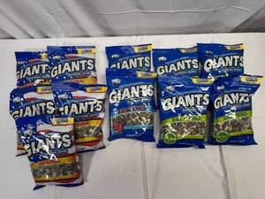 lot 79 image: MM. 11 bags Giants Sunflower Seeds-Variety of Flavors