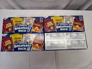 lot 80 image: JJ. 4x 8 pouches Breakfast Cereal Pack