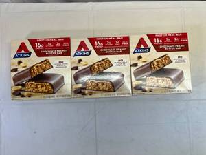 lot 112 image: MM. 3x 5-2.12oz Atkins Chocolate Peanut Butter Bar