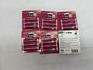 lot 141 image: P. 5x 6-3pks ChapIce Lip Balm-Cherry