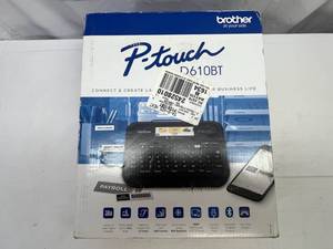 lot 203 image: MM. Brother P-touch D610BT Label Maker