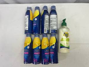 lot 206 image: LL. 8 Daylogic Sunscree & 1 Banana Boat After Sun Lotion
