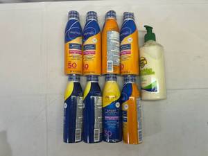 lot 208 image: LL. 8 Daylogic Sunscree & 1 Banana Boat After Sun Lotion