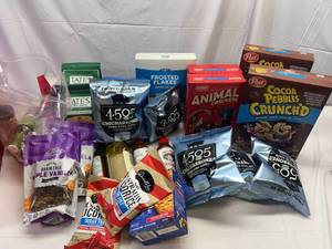 lot 212 image: SSS. Variety Box of Food-See Photos