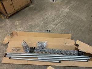 lot 223 image: Heavy Duty Galvanized Fencing adjustable 42-74