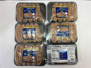 lot 24 image: H. 6x 1lb 3oz Great Value MILD Italian Sausage