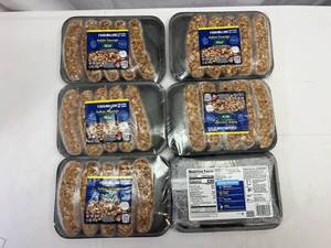 lot 26 image: H. 6x 1lb 3oz Great Value MILD Italian Sausage