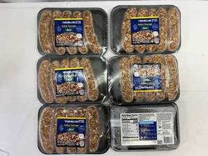 lot 28 image: H. 6x 1lb 3oz Great Value MILD Italian Sausage