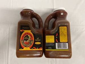 lot 285 image: SS. 2x 64oz Calvin & Cleo Bloody Mary Mix