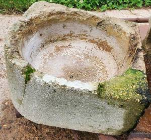 2 Cement Hog Feeders