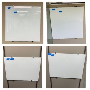 (4) White boards, 3 x 3 and 4 x 3.