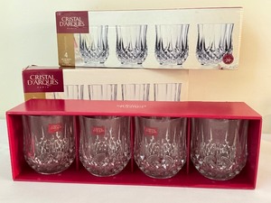 lot 194 image: NEW Cristal D Arques Crystal Tumblers