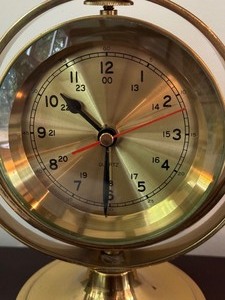 lot 26C image: Nautical Style Decorative Clock