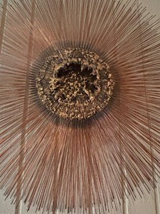 lot 8 image: Vintage Mid Century Curtis Jere Sunburst Sculpture