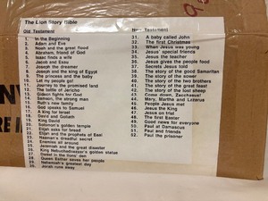lot 163 image: Lion Story Bible Books  52 Volumes