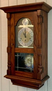 lot 78 image: Vintage Tempus Fugit Wall Clock with Key