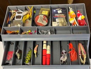 lot 404 image: Two Tackle Boxes with Tackle