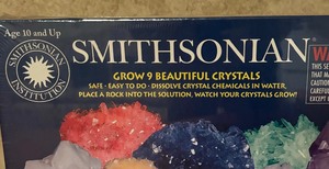 lot 432 image: New Smithsonian Crystal Growing Kit