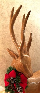 lot 354 image: Paper Mache Deer Figurine