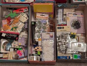 lot 225 image: Huge Assortment of Craft Embellishments and More