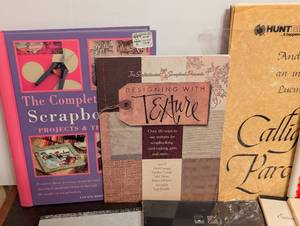 lot 306 image: Scrapbooking and Calligraphy Books