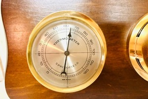 lot 166 image: Vintage Wall Hanging Barometer